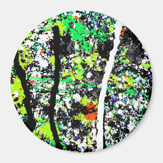 magneet met abstract afbeelding (Voorkant)