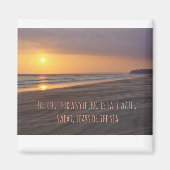 Magneet met advies om de zee te gebruiken om het l (Voorkant)