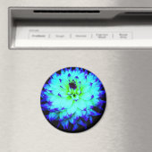 Magneet met blauwe bloem (Insitu (Vaatwasser))