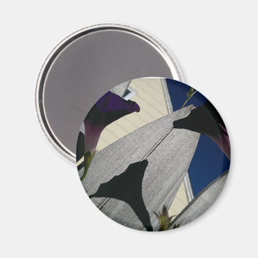 Magneet met bloemen (Voorkant / Achterkant)