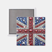 Magneet met Brits Kleuren Ontwerp (Voorkant / Achterkant)