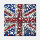 Magneet met Brits Kleuren Ontwerp (Voorkant)
