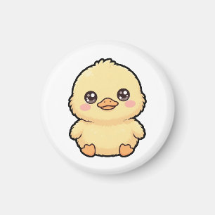 Magneet met Cute Baby Duck Chick