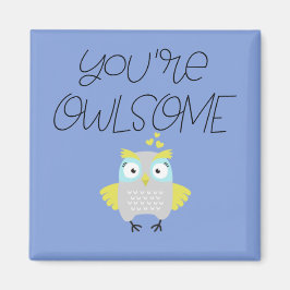 Magneet met cute uil