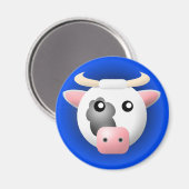 Magneet met Dier: koe (Voorkant / Achterkant)