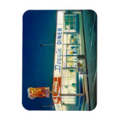 Magneet met Doggie Diner restaurant foto graphics (Verticaal)