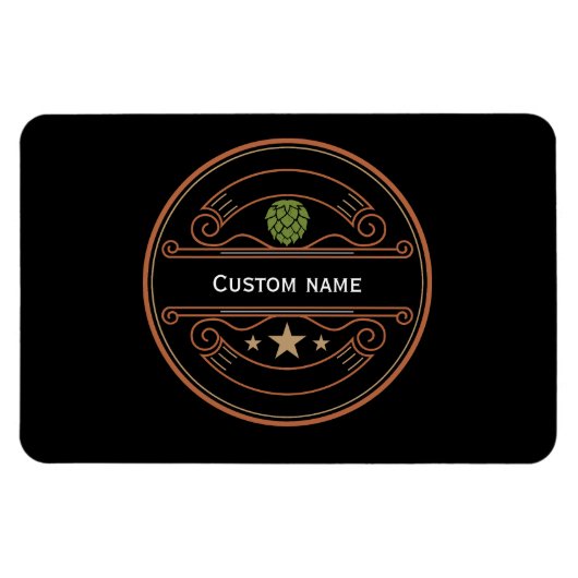 Magneet met eigen naam (Horizontaal)