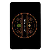 Magneet met eigen naam (Verticaal)