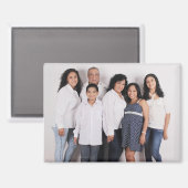 Magneet met familiefoto op maat (Voorkant / Achterkant)