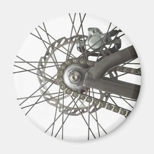 Magneet met Fiets Achterwiel (Voorkant)