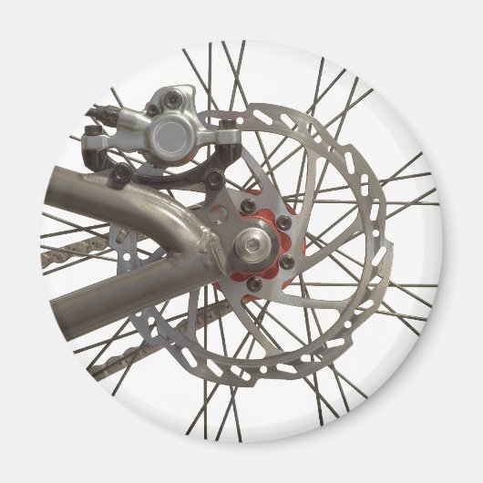 Magneet met Fiets Achterwiel (Voorkant)