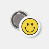 Magneet met glimlachend gezicht. Leuke emoji (Voorkant / Achterkant)