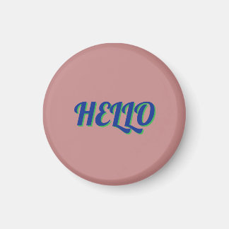 Magneet met hallo
