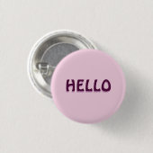 Magneet met hallo ronde button 3,2 cm (Voorkant /achterkant)