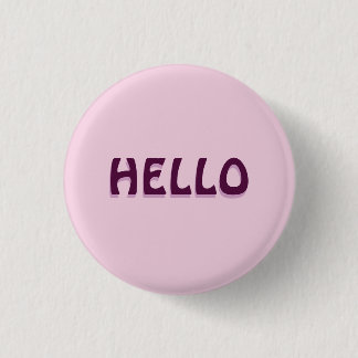 Magneet met hallo ronde button 3,2 cm