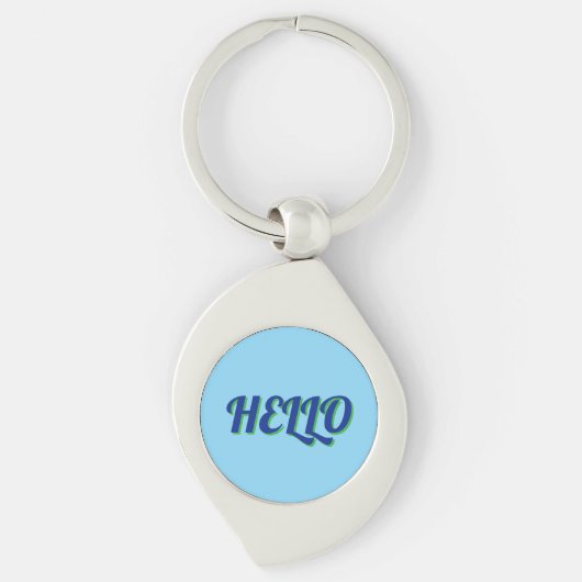 Magneet met hallo sleutelhanger (Voorkant)
