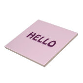 Magneet met hallo tegeltje (Zijkant)