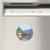 magneet met Hallstatt stad en meer, Oostenrijk (Insitu (Vaatwasser))