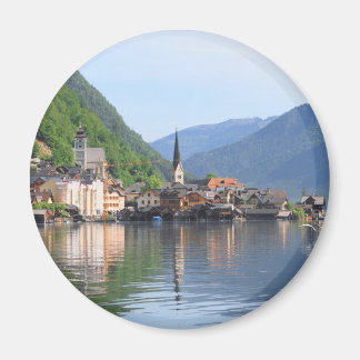 magneet met Hallstatt stad en meer, Oostenrijk