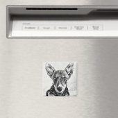 Magneet met Hondengezicht (Insitu (Vaatwasser))