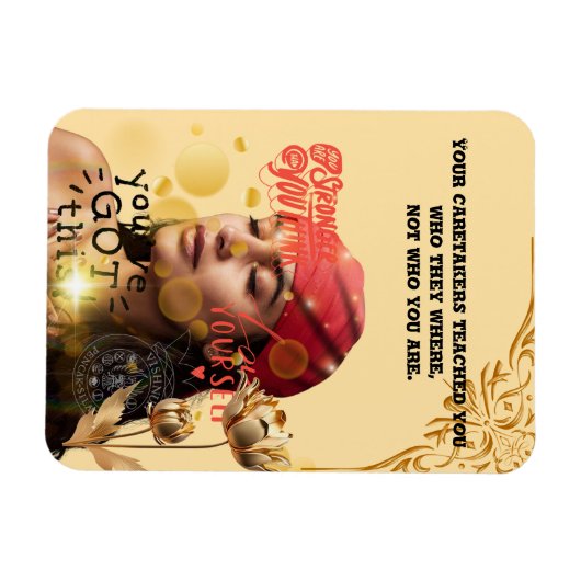 magneet met inspirerende tekst (Horizontaal)