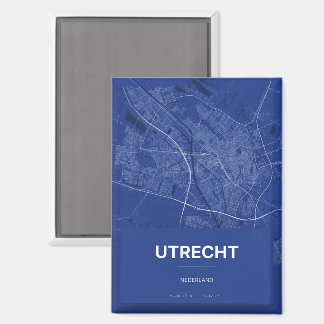 Magneet met kaart Utrecht