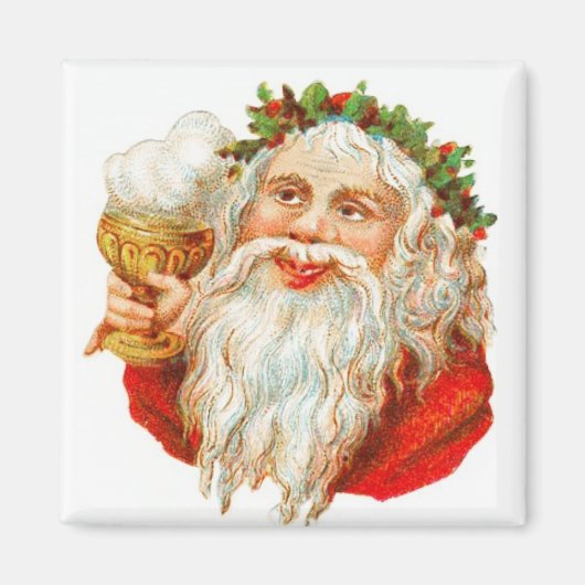 magneet met kerstcadeau (Voorkant)