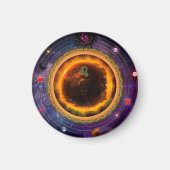 magneet met Leo-horoscoop (Voorkant)