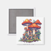 Magneet met Mashroom Design (Voorkant / Achterkant)