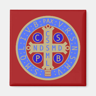 Magneet met Medaille van St. Benedictus