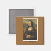 Magneet met Mona Lisa Design (Voorkant / Achterkant)