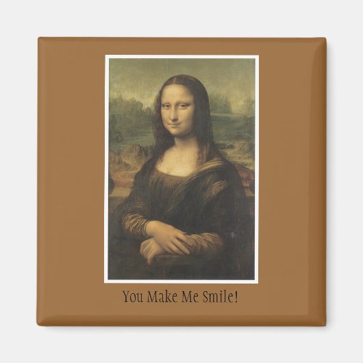 Magneet met Mona Lisa Design (Voorkant)