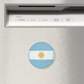 Magneet met Noodlijdende Vlag uit Argentinië (Insitu (Vaatwasser))