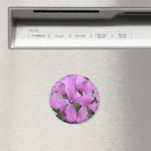 Magneet met paarse wilde bloemen (Insitu (Vaatwasser))