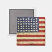 Magneet met Patriot Flag van Verenigde Staten (Voorkant / Achterkant)
