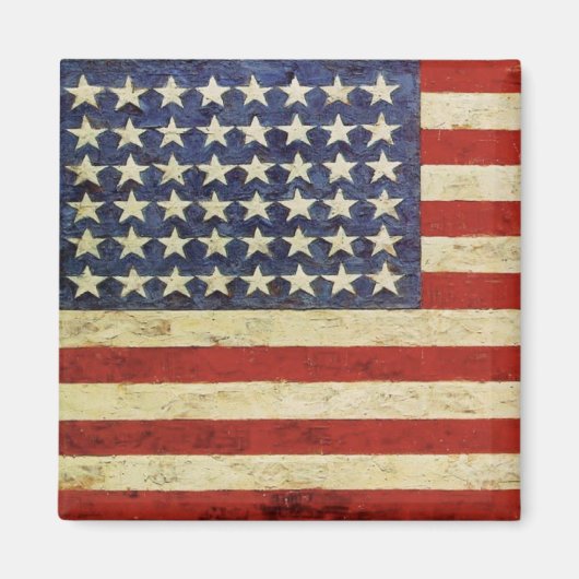 Magneet met Patriot Flag van Verenigde Staten (Voorkant)