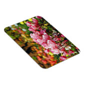 Magneet met roze rozenprint (Rechterzijde)