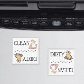 Magneet met Schattige Kat voor Afwasmachine
