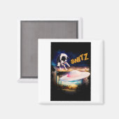 Magneet met Snitz van Bob's Saucer Repair (Voorkant / Achterkant)