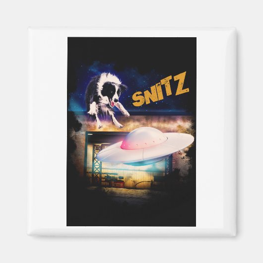 Magneet met Snitz van Bob's Saucer Repair (Voorkant)