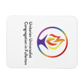 Magneet met UUCF logo (Horizontaal)