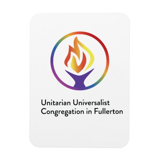 Magneet met UUCF logo (Verticaal)