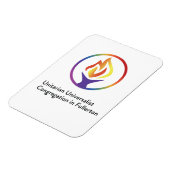 Magneet met UUCF logo (Linkerzijde)