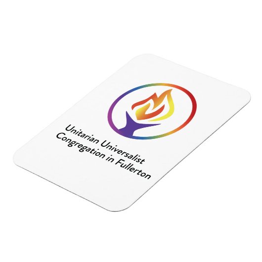 Magneet met UUCF logo (Linkerzijde)