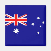 Magneet met vlag van Australië (Voorkant)