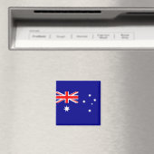 Magneet met vlag van Australië (Insitu (Vaatwasser))