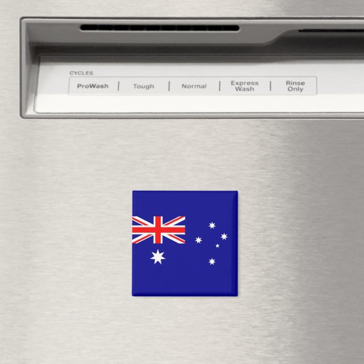 Magneet met vlag van Australië (Insitu (Vaatwasser))