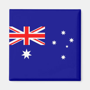 Magneet met vlag van Australië