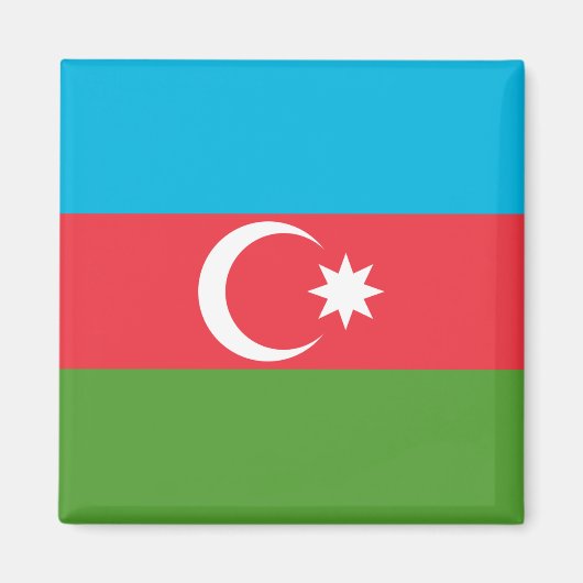 Magneet met vlag van Azerbeidzjan (Voorkant)
