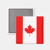 Magneet met vlag van Canada (Voorkant / Achterkant)
